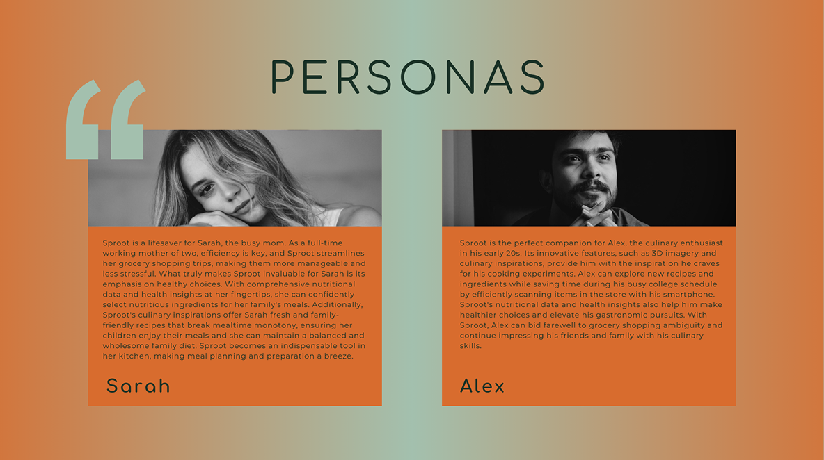 User Persona Alex for Sproot App